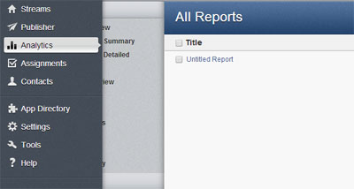 Hootsuite Report step1