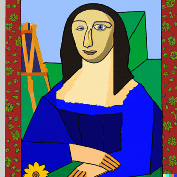 Monnalisa dipinta alla maniera di Matisse